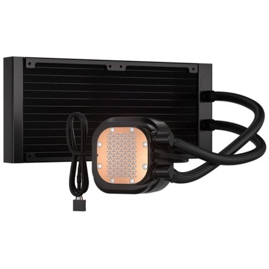 Refrigeración Líquida Corsair Nautilus 240 RS LCD 240mm 2 Ventiladores IPS Negro