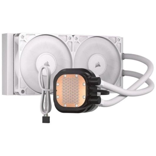 Refrigeración Líquida Corsair Nautilus 240 RS LCD 240mm 2 Ventiladores IPS Branco