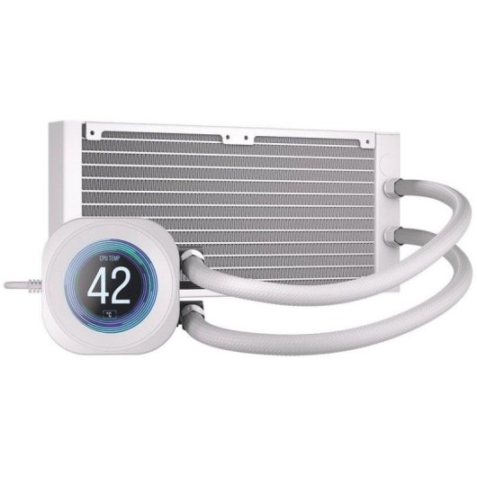 Refrigeración Líquida Corsair Nautilus 240 RS LCD 240mm 2 Ventiladores IPS Branco