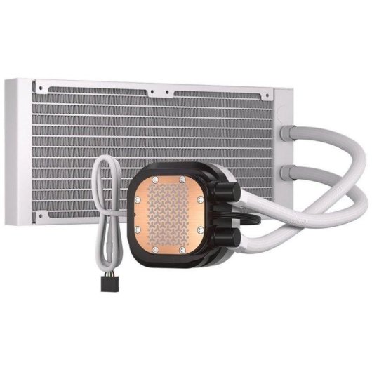 Refrigeración Líquida Corsair Nautilus 240 RS LCD 240mm 2 Ventiladores IPS Branco