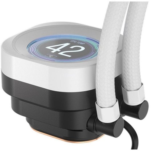 Refrigerazione Liquida Corsair Nautilus 240 RS LCD 240mm 2 Ventole Display IPS Bianco