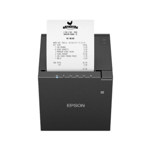 Impresora de recibos Térmico Inalámbrico y alámbrico Epson TM-M30III Negro Android iOS