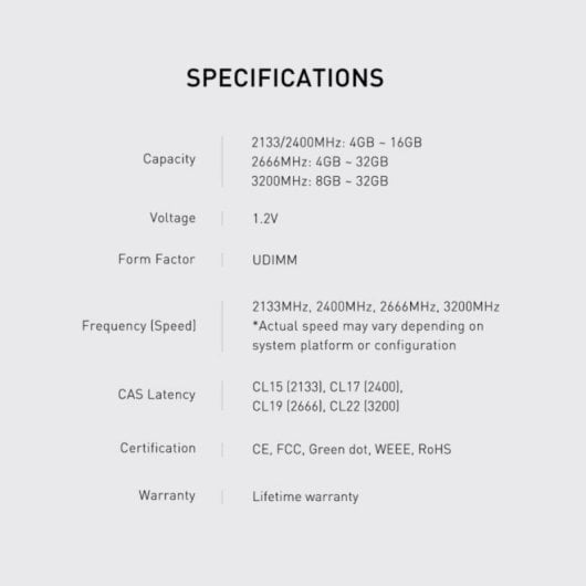 Memoria RAM Silicon Power SP032GBLFU240X22 SODIMM DDR4 2400MHz 32GB 2x16GB CL17