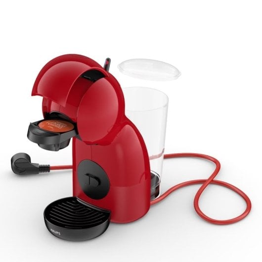 Krups Piccolo XS Cafetera Dolce Gusto Rojo + Cápsulas (3x16uds)