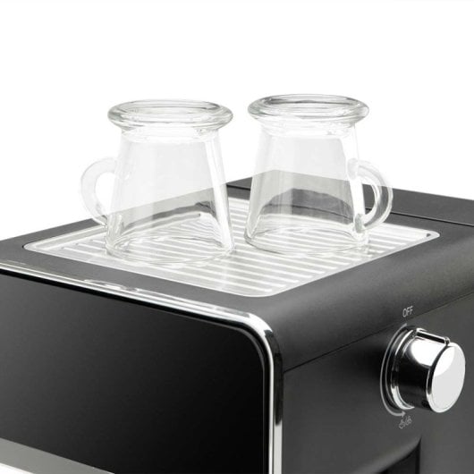 Cafetera Espresso Orbegozo EX 5300 1L 20 bares con vaporizador y panel táctil