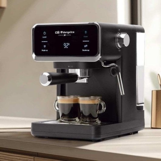 Máquina de café expresso Orbegozo EX 5300 1L 20 Bares com vaporizador e painel táctil