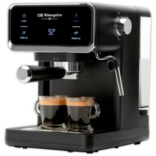 Máquina de café expresso Orbegozo EX 5300 1L 20 Bares com vaporizador e painel táctil