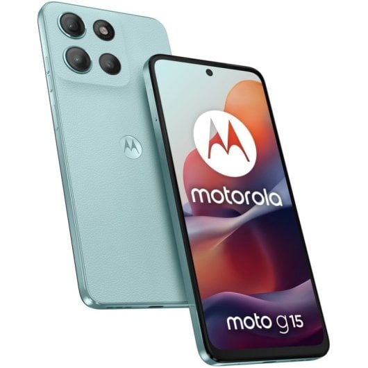 Smartphone Motorola Moto G15 8GB 128GB 50MP Full HD+ 6.72" Blu Chiaro