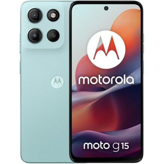 Smartphone Motorola Moto G15 8GB 128GB 50MP Full HD+ 6.72" Blu Chiaro