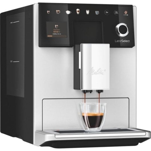 Kaffeemaschine Vollautomatisch Melitta Latte Select 1,8L 1400W Integrierte Mühle Silber