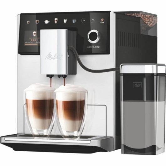 Kaffeemaschine Vollautomatisch Melitta Latte Select 1,8L 1400W Integrierte Mühle Silber