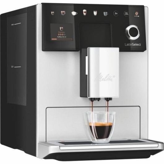 Kaffeemaschine Vollautomatisch Melitta Latte Select 1,8L 1400W Integrierte Mühle Silber