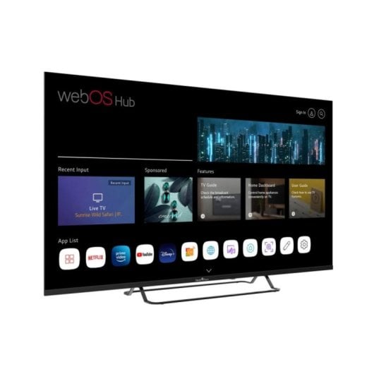 Téléviseur SmartTech 55UW02V 55" 4K UHD D-LED webOS Bluetooth AirPlay HDR10 Dolby Audio