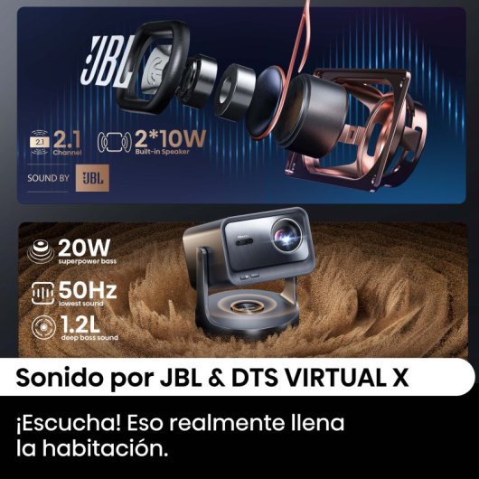 Proyector Hisense 4K 3000 Lúmenes DLP C2 Ultra Madrid Dolby Vision HDR Trichroma