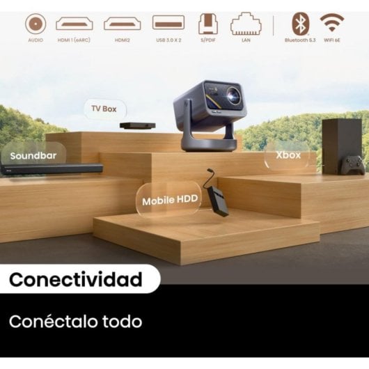 Proiettore C2 Ultra Madrid 4K 3000 Lumen DLP HDR Dolby Vision Zoom Digitale
