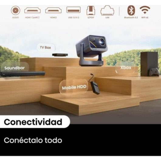 Projecteur Hisense C2 Ultra Madrid 4K 3000 Lumens 300" Laser DLP Smart TV Portable