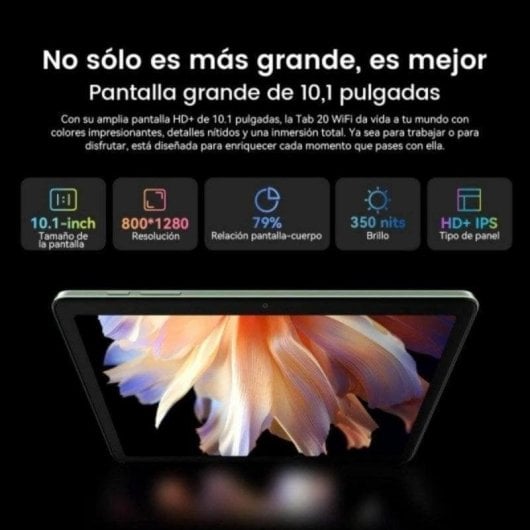 Tablet Blackview Tab 20 WiFi 10,1" 4GB 64GB Gris