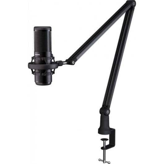Micrófono PREYON Stork Scream USB cardioide/omnidireccional con shock mount y control de volumen