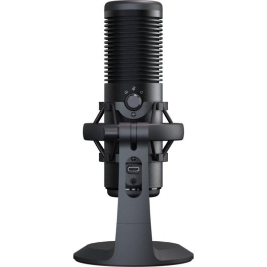 Micrófono PREYON Stork Scream USB cardioide/omnidireccional con shock mount y control de volumen