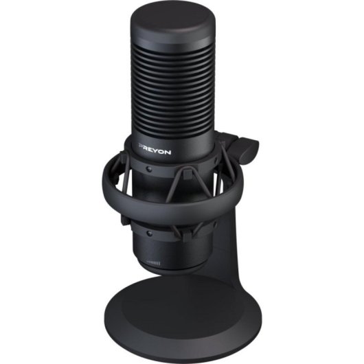 Micrófono PREYON Stork Scream USB cardioide/omnidireccional con shock mount y control de volumen