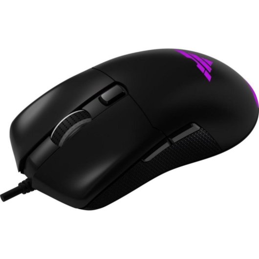 Ratón PREYON con cable 12400 DPI RGB 6 botones programables y sensor Pixart PAW 3327