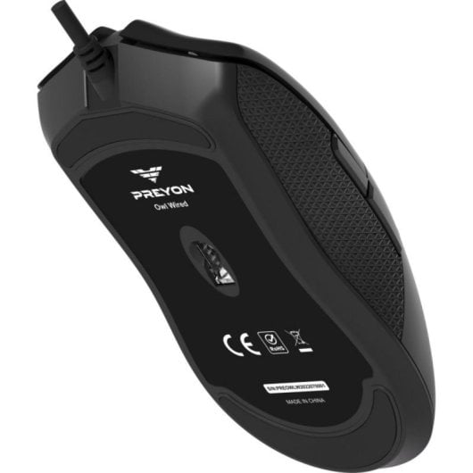 Ratón PREYON con cable 12400 DPI RGB 6 botones programables y sensor Pixart PAW 3327