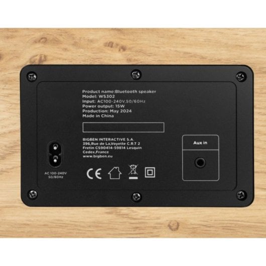 Altavoces Thomson Activos Bluetooth 5.3 50W madera con control de agudos y graves