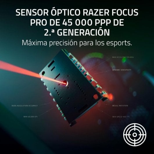 Ratón Razer Inalámbrico DeathAdder V4 Pro Negro Alta Precisión