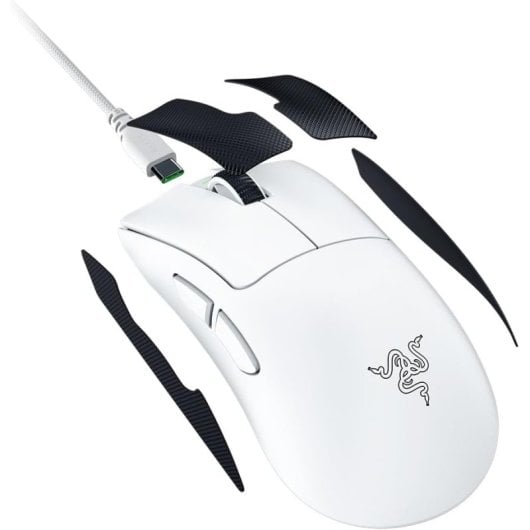 Mouse Razer DeathAdder V4 Pro cablato 19000 DPI Bianco RGB Gaming
