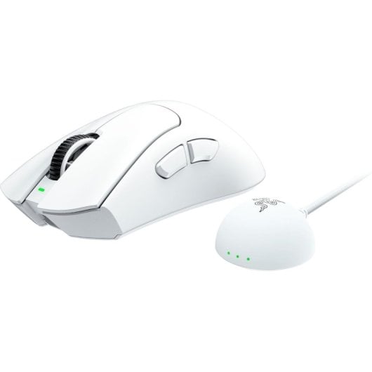 Mouse Razer DeathAdder V4 Pro cablato 19000 DPI Bianco RGB Gaming