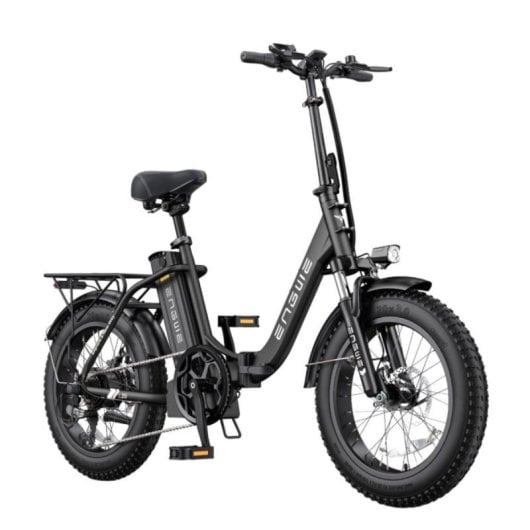 Bicicleta eléctrica plegable ENGWE L20 2.0, motor 1125W, batería 52V 13Ah, autonomía 120km, 20x4.0", 7 velocidades