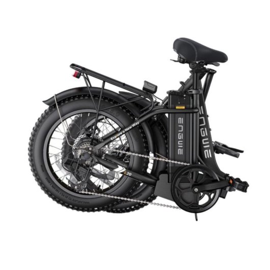 Bicicleta eléctrica plegable ENGWE L20 2.0, motor 1125W, batería 52V 13Ah, autonomía 120km, 20x4.0", 7 velocidades