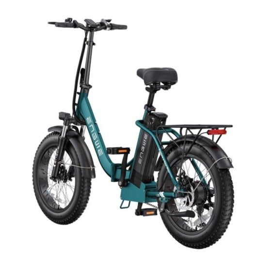 Bicicleta eléctrica plegable ENGWE L20 2.0, motor 750W/1125W pico, batería 52V 13Ah, 75Nm, autonomía 68 millas, 7 veloci