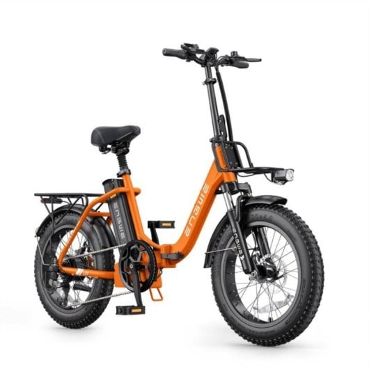 Bicicleta Eléctrica ENGWE L20 2.0 750W/1125W Pico 52V 13Ah Plegable 68 mi 7 Velocidades 20x4.0”