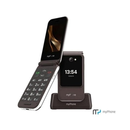 myPhone Harmony 4G 2,8" + 1,44" LTE Praline Collection Braun, 1300 mAh, Kamera 2 MP