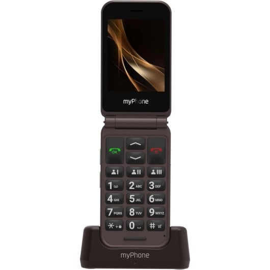 myPhone Harmony 4G 2,8" + 1,44" LTE Praline Collection Braun, 1300 mAh, Kamera 2 MP