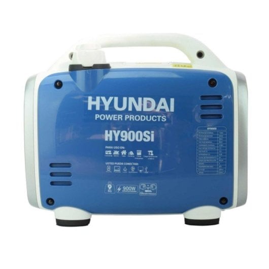 Generador inverter portátil 4T refrigerado por aire, bajo ruido, protección 12V DC, uso doméstico y camping 900W