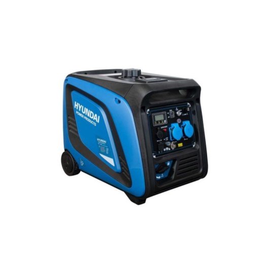 Generador Inverter Gasolina HYUNDAI HY3900SEi 3,9kW 230V 7,5HP 8,6L 62dBA Pantalla Digital