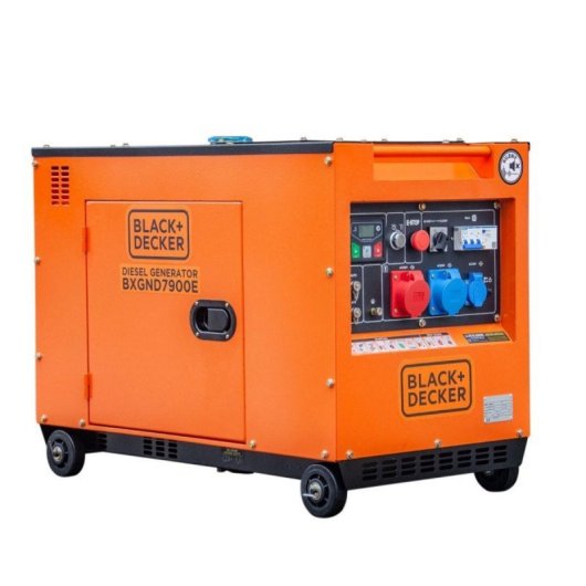 Generador diésel 4 tiempos  ATS, motor inyección directa, alternador cobre, triple enchufe 7,5KVA / 5,4KW