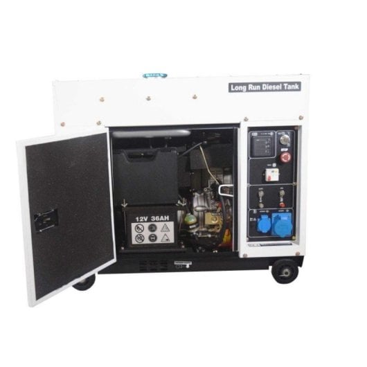Generador Diésel Silenciado Hyundai DHY6600SE-LRS 5kW arranque automático depósito 28L AVR 5,3 kW