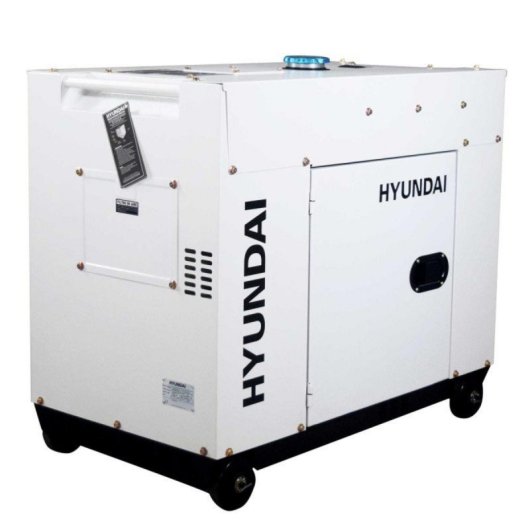 Generador Diésel Silenciado Hyundai DHY6600SE-LRS 5kW arranque automático depósito 28L AVR 5,3 kW