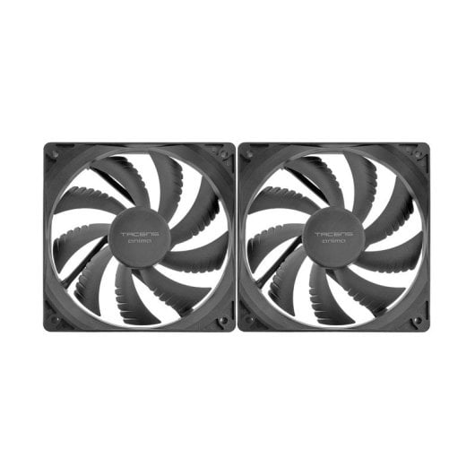 Tacens Anima Af12x2 Kit 2x Ventiladores 120mm Ultrasilenciosos Rdamientos Fluxus Negro