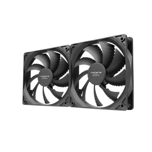 Tacens Anima Af12x2 Kit 2x Ventiladores 120mm Ultrasilenciosos Rdamientos Fluxus Negro