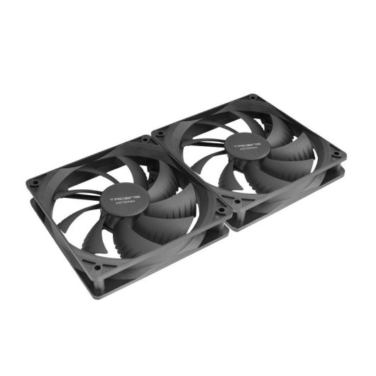 Tacens Anima Af12x2 Kit 2x Ventiladores 120mm Ultrasilenciosos Rdamientos Fluxus Negro