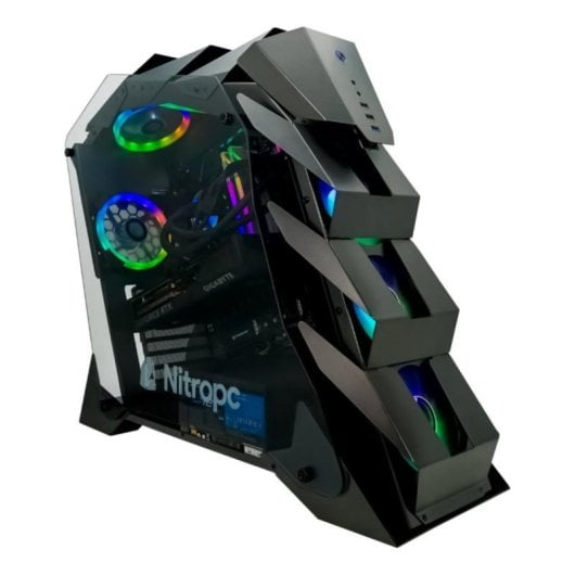 PC de Bureau Nitropc Élite Bronze i7 32GB RAM 2TB SSD RTX 5070 RGB
