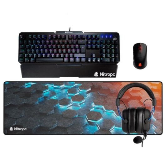 PC Sobremesa Nitropc Pack Platinum Plus AMD Ryzen 7 7800X3D 32GB RAM 2TB NVMe RTX 5070 12GB