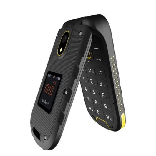 Hammer Bow 4G LTE IP68 Dual Pantalla Batería 1200mAh Negro 2,4" Compacto y Resistente