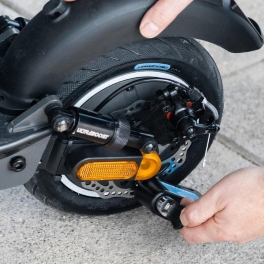 Candado disco antirrobo con alarma 100dB, 2 llaves, resistente a cortes y agua para patinetes y bicicletas