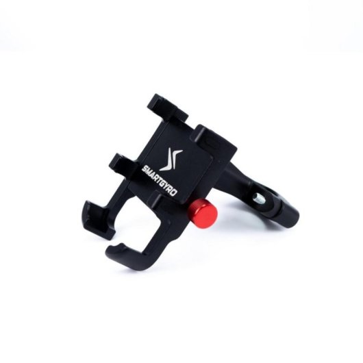 Soporte de teléfono aluminio CNC para patinete eléctrico, ancho ajustable, 6 garras, 3.5-7 pulgadas