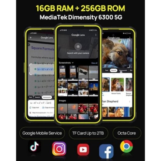 Smartphone robusto Ulefone Armor X31 Pro 5G 8 GB 256 GB Fotocamera Sony 64 MP Visione notturna Nero